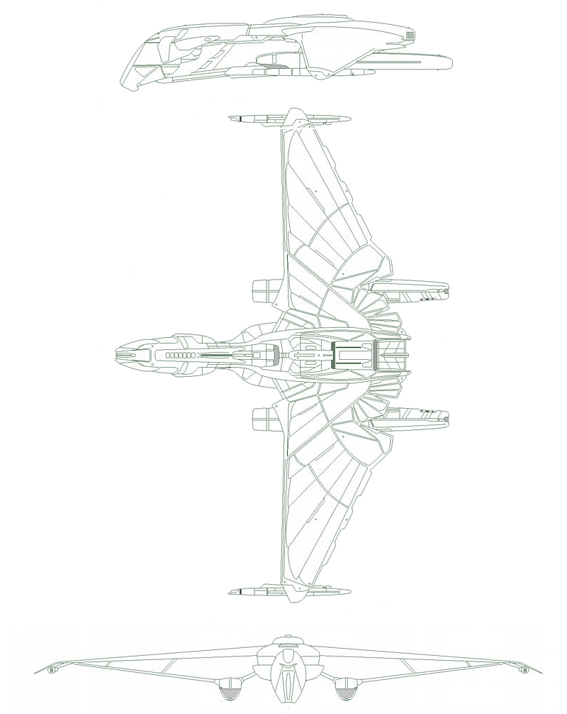 Romulan-V54-Light-Cruiser