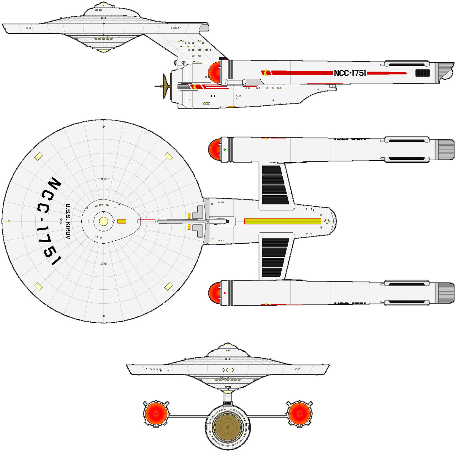 Kirov Class Xi Battlecruiser – Fasa Star Trek® Starship Tactical Combat 