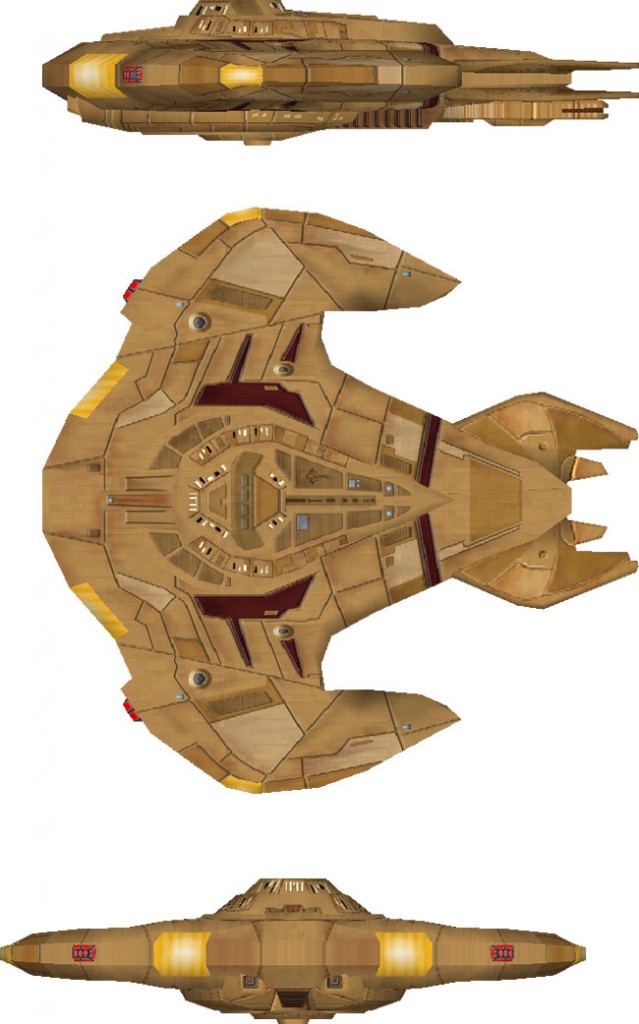 Barkus Class XVII Heavy Battlecruiser – FASA Star Trek® Starship ...