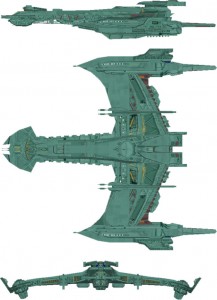 L-90 (Kahless tIq vo’) Class XV Battleship – FASA Star Trek® Starship ...