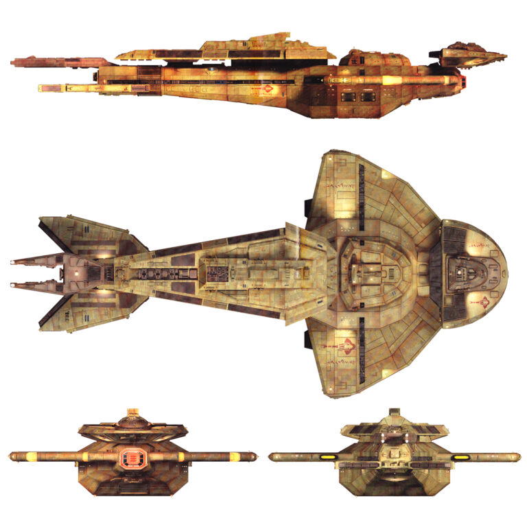 Keldon Class XIII-XIV Battlecrusier – FASA Star Trek® Starship Tactical ...