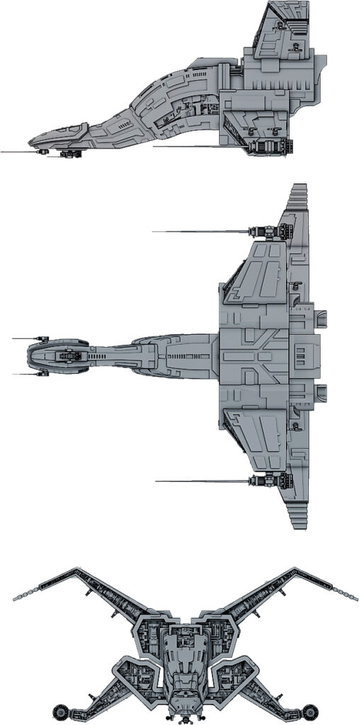 Stareagle Class IV Blockade Runner – FASA Star Trek® Starship Tactical ...